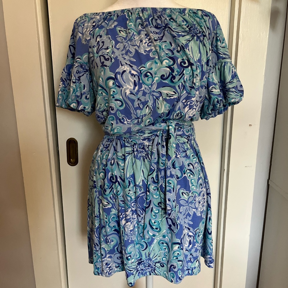 Lilly Pulitzer off shoulder dress